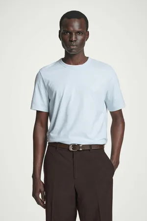 COS T-Shirt Aus Gebürsteter Baumwolle
