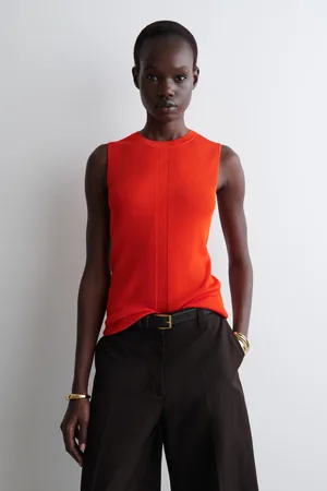 COS Tanktop Aus Rippstrick