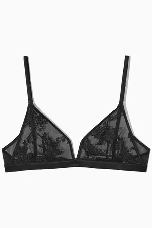 COS Bestickter Triangel-Bh Aus Mesh