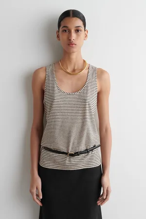 COS Tanktop Aus Baumwoll-Leinen-Mix