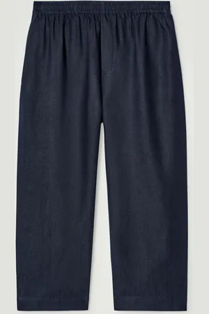 COS Leinenhose Mit Weitem Bein Und Elastischem Bund