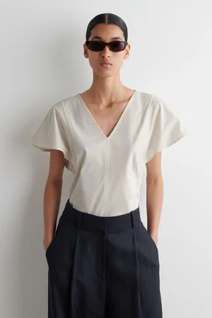 COS Petalsleeve Cotton Top