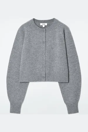 COS Verkürzte Strickjacke Aus Wolle