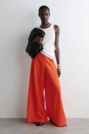 COS Leinenhose Mit Weitem Bein