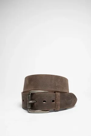 Vanzetti V4593-681 Unisex Ledergürtel Dunkelbraun