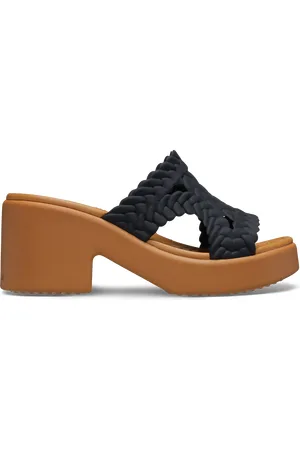Crocs | Damen | Brooklyn Woven Heel | Sandalen | Schwarz | 41