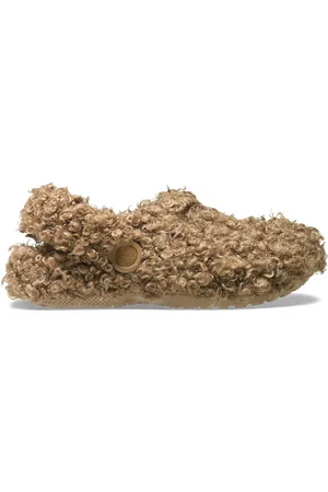 Crocs | Kinder | Classic Doodle Fur Lined | Clogs | Braun | 28