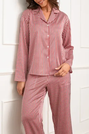 Cupshe Gestreiftes Satin-Pyjama-Set