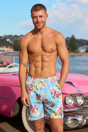 Cupshe Herren-Badehose mit Kordelzug