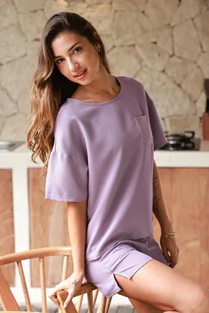 Cupshe Rundhals-Pyjama-Set