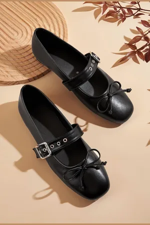 Cupshe Schwarze Ballerinas