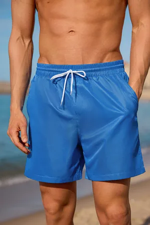 Cupshe Blaue Herren-Boardshorts