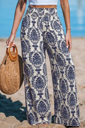 Cupshe Gewebte Hose mit gesmokter Taille