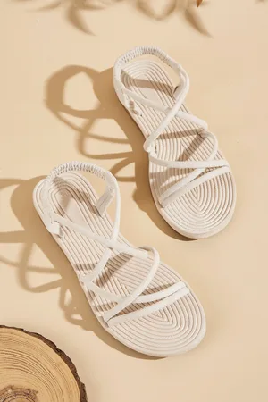 Cupshe Sandalen mit Spitzen-Detail