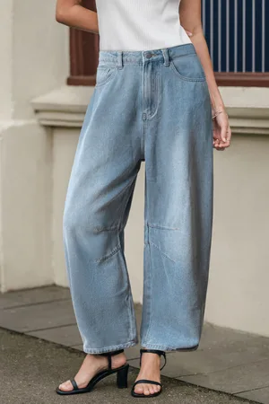 Cupshe Blaue Denim Jeans