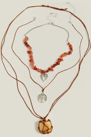 Cupshe Boho gemischtes Halsketten-Set