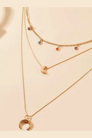 Cupshe Boho Goldfarbenes Halsketten-Set