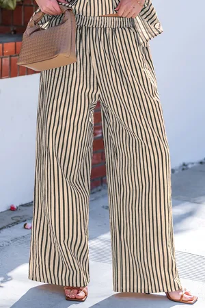 Cupshe Gestreifte Elastische Taille Hose
