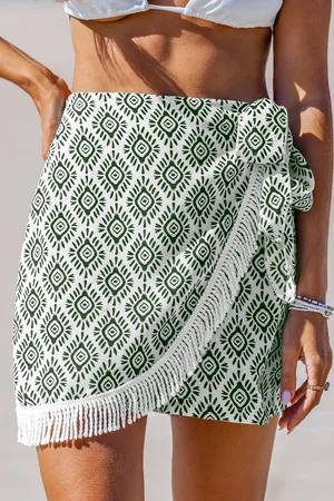 Cupshe Verzierter Mini-Wickel-Skort