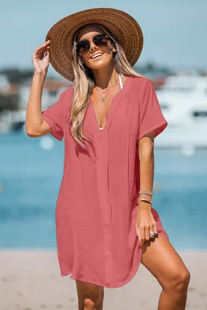 Cupshe Mini-Strandkleid mit halben Ärmeln