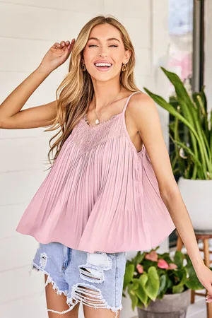 Cupshe Plissiertes V-Ausschnitt Top