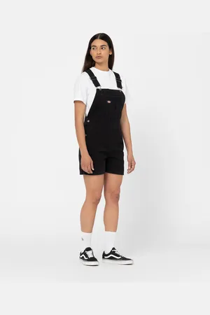 Dickies Kurze Duck Canvas Latzhose Frau Size XS