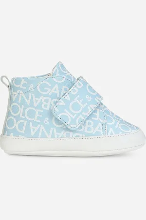 Dolce & Gabbana Mid-Top-Sneaker aus bedrucktem Nappaleder
