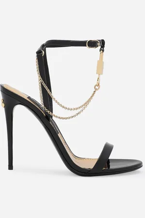 Dolce & Gabbana Sandalette aus Lackleder