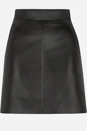 Dolce & Gabbana Kurzer Lederrock