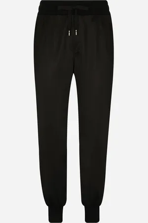 Dolce & Gabbana Jogginghose aus Funktionsjersey mit Plakette