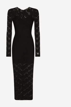 Dolce & Gabbana Langes Kleid aus Spitze
