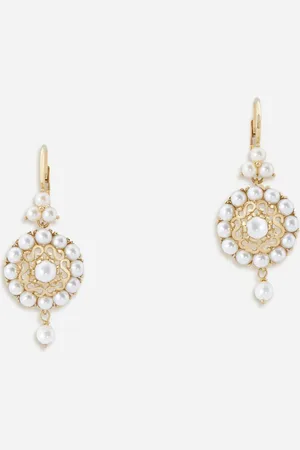 Dolce & Gabbana Romance earrings in yellow with pearls