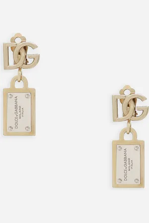 Dolce & Gabbana Ohrringe mit Plakette und DG-Logo