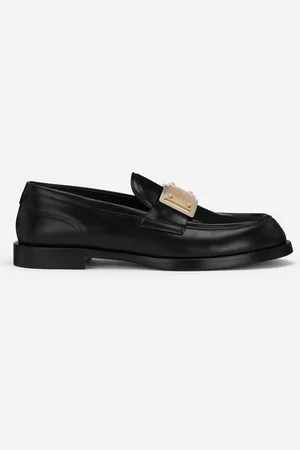 Dolce & Gabbana Mokassin aus gebürstetem Kalbsleder