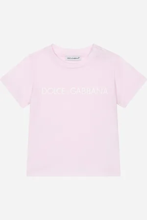 Dolce & Gabbana T-Shirt aus Jersey mit Logoprint