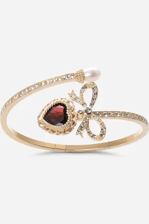Dolce & Gabbana Armband heart aus gelbgold mit herz und schleife