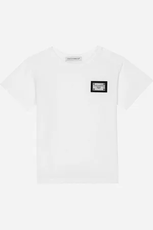 Dolce & Gabbana T-Shirt aus Jersey Logoplakette