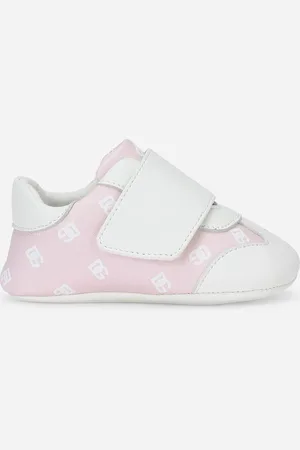 Dolce & Gabbana Sneaker Newborn aus Nappaleder DG-Logoprint