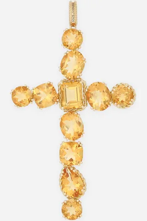 Dolce & Gabbana Charm Anna aus Gelbgold 18 kt mit Zitrin-Quarzen