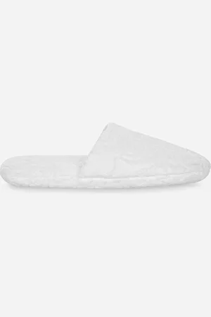 Dolce & Gabbana Frotteepantoffel aus Baumwolljacquard
