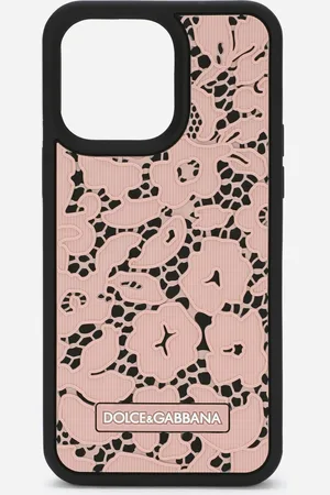 Dolce & Gabbana Cover iPhone 14 Pro Max aus Gummi Spitze