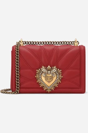 Dolce & Gabbana Mittelgroße Tasche Devotion aus Matelassé-Nappaleder