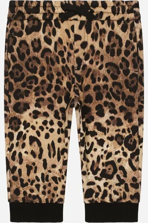Dolce & Gabbana Jogginghose aus Jersey Leoprint