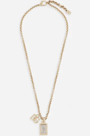 Dolce & Gabbana Gliederhalskette mit Plakette und DG-Logo