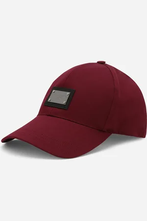 Dolce & Gabbana Baseballkappe aus Baumwolle mit Logoplakette
