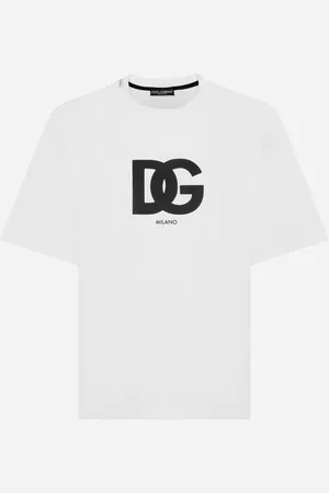 Dolce & Gabbana Baumwoll-T-Shirt mit DG-Logoprint