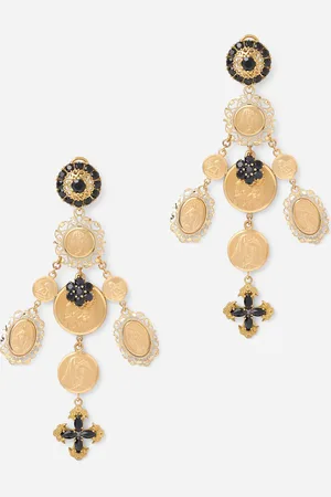 Dolce & Gabbana Sicily earrings in yellow 18kt with medals