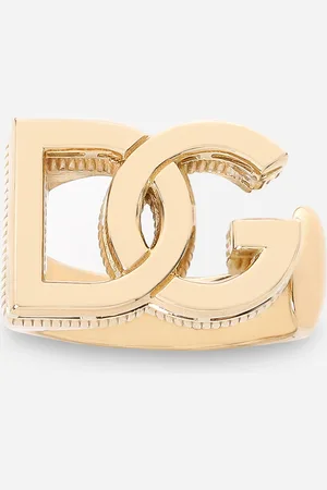 Dolce & Gabbana Logo ring in yellow 18kt gold