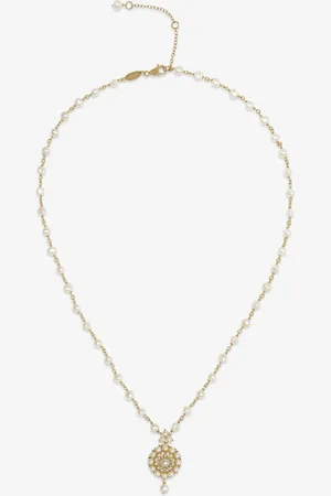 Dolce & Gabbana Romance necklace in yellow with pearls