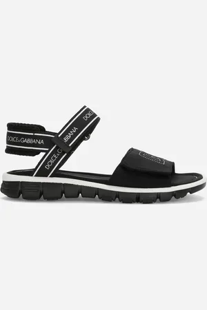 Dolce & Gabbana Technical fabric sandals with DG logo